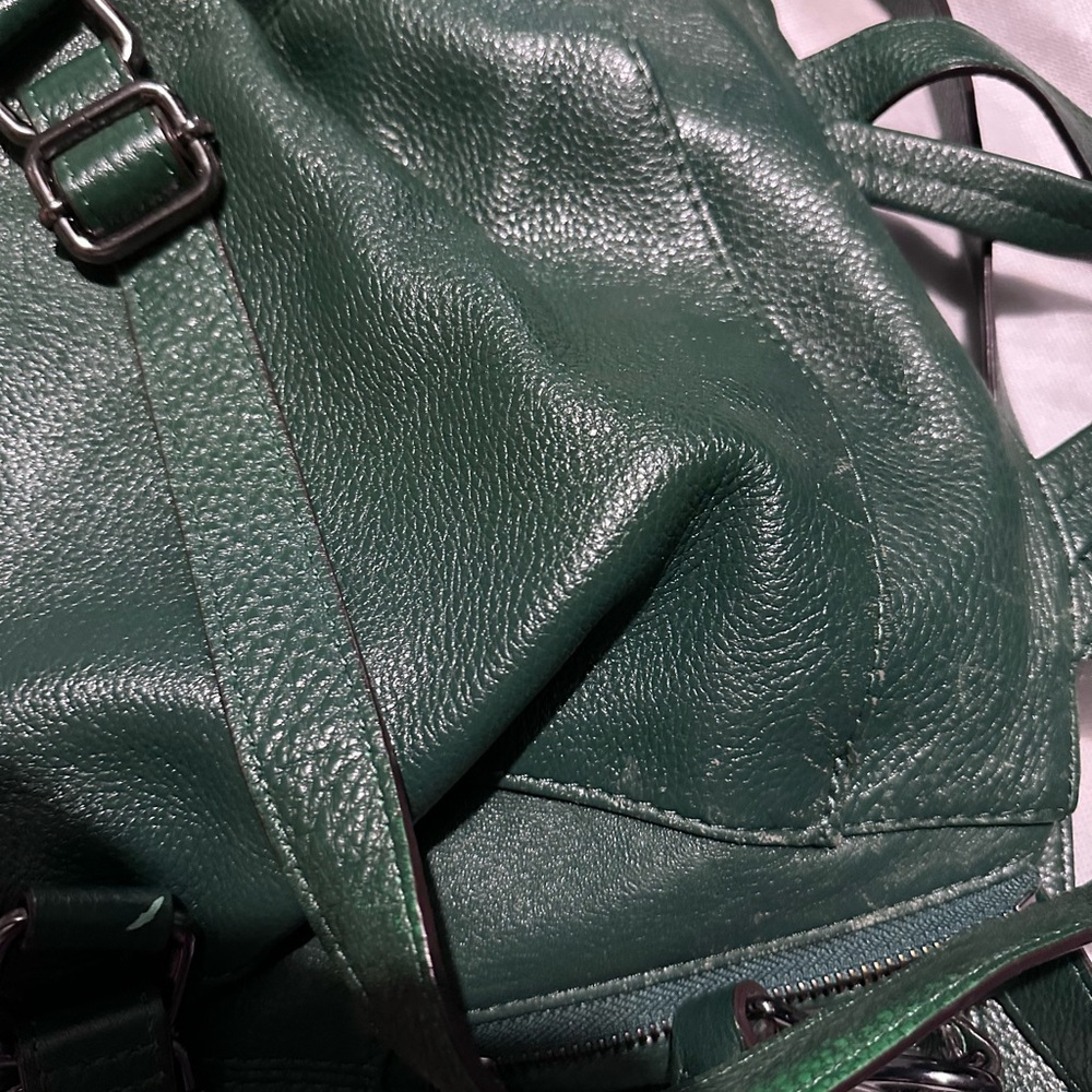 Amy Kestenberg Leather Backpack/Purse with Chain Detail - Picture 9 of 14